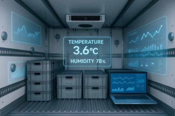 Cómo la Inteligencia Artificial revoluciona la monitorización de temperatura en el transporte de alimentos